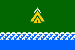 Flag of Nizhnevartovsky rayon (Khanty-Mansia).png