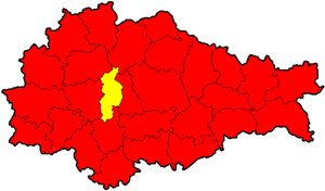 Курчатовский район на карте