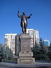 Nurghisa Tlendiyev's monument in Almaty.jpg
