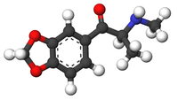 3,4-метилендиоксиметкатинон: вид молекулы