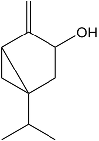 Сабинол: химическая формула