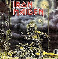Обложка сингла «Sanctuary» (Iron Maiden, 1980)