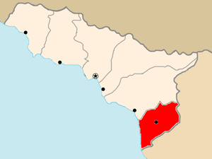 Гальский муниципалитет на карте