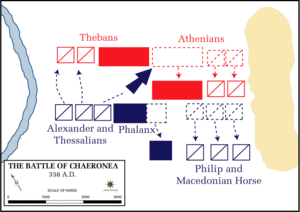 Battle of Chaeronea, 338 BC.gif
