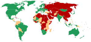 Freedom House world map 2007.png