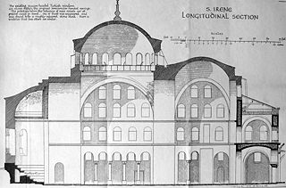 The 6th-century church is a superb sample of the early Byzantine architecture